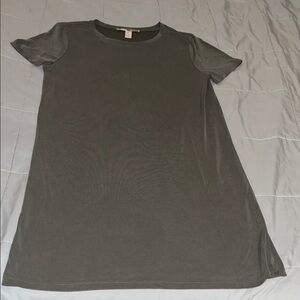 Forever 21 Green T-Shirt Dress